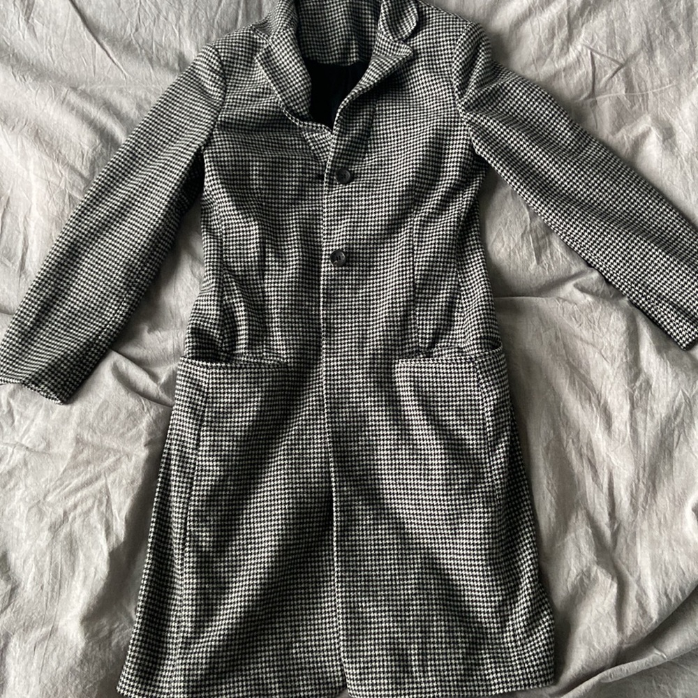 All Saints Anya Houndstooth Coat